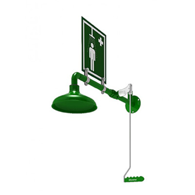 Wall Mounted Laboratory Emergency Safety Shower